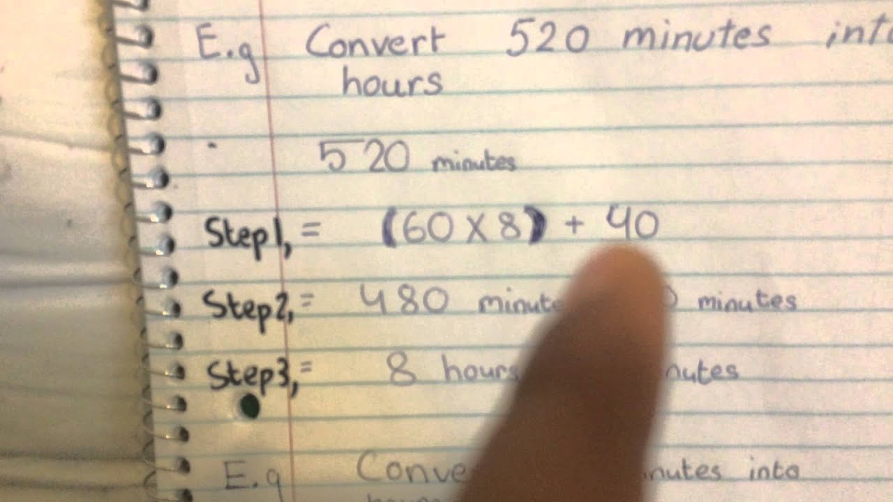 How To Convert Minutes To Hours In Excel Youtube