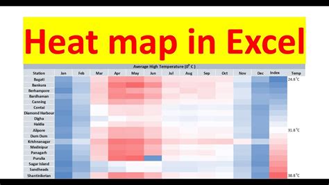How To Create Heat Map In Excel How To Create Heat Map In Excel
