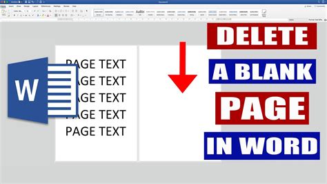How To Delete A Blank Page In Word Ms Word Tutorial Youtube