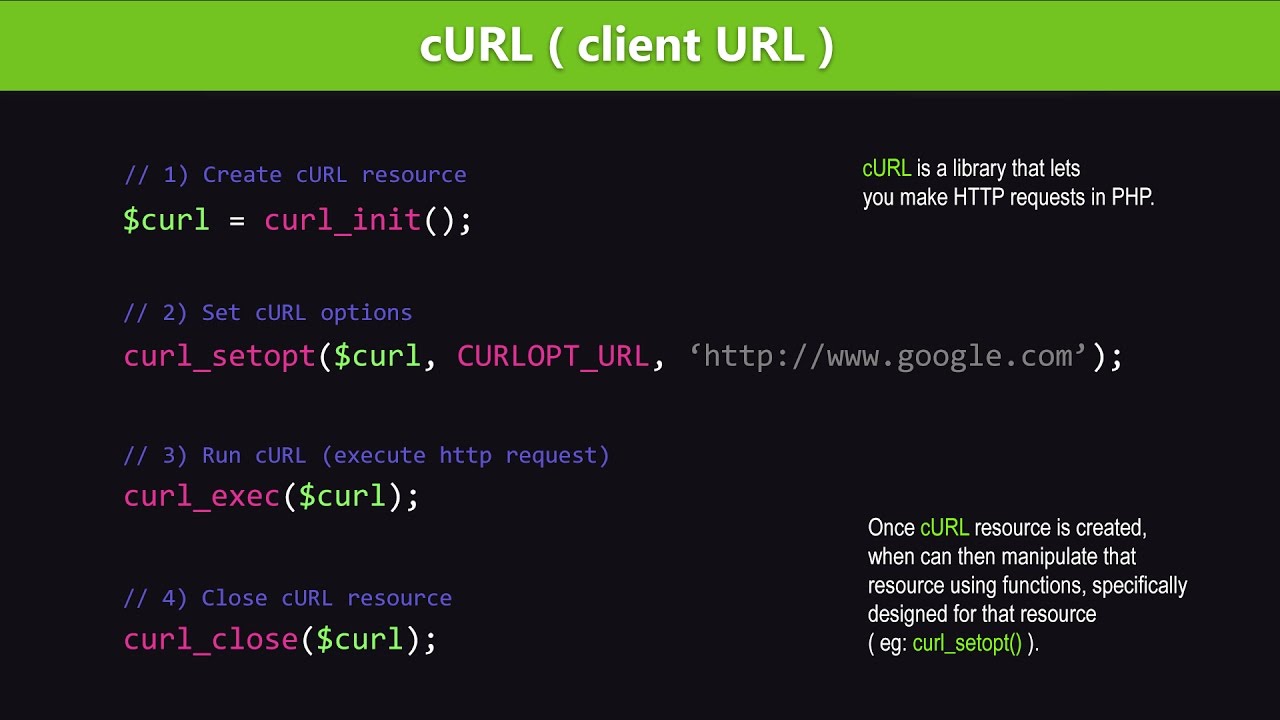 How To Download Files With Curl Php Youtube