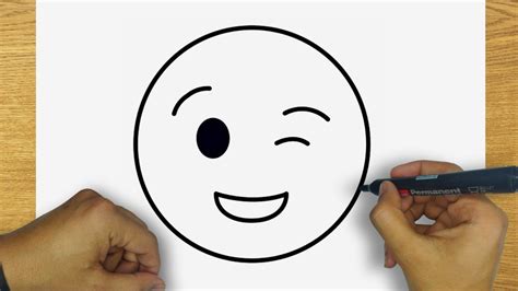 How To Draw A Winky Face Emoji Easy Cute Drawings Step By Step Jolly Toys Art Youtube How To Draw A Winky Face Emoji Easy Cute Drawings Step By Step Jolly Toys Art Youtube