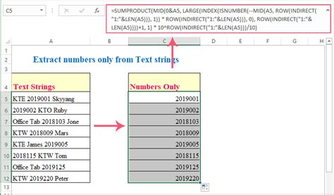 How To Extract Number Only From Text String In Excel How To Extract Number Only From Text String In Excel