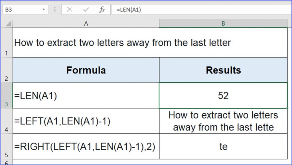 How To Extract Two Letters From The Last Letter In Excel Excelnotes How To Extract Two Letters From The Last Letter In Excel Excelnotes
