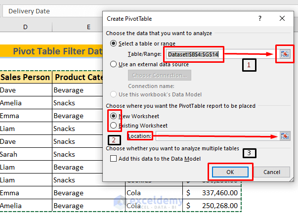 5 Ways to Date Filter in Pivot Tables
