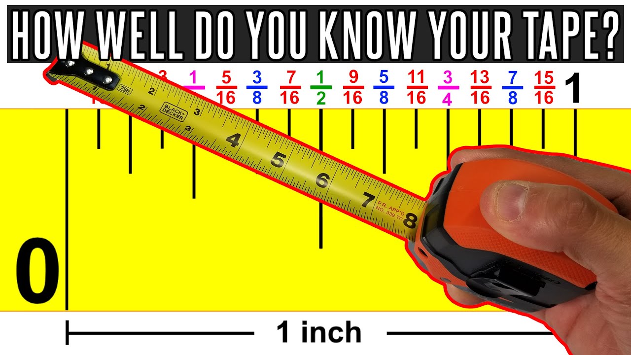 How To Find 5 8 On A Ruler Or Tape Measure Youtube How To Find 5 8 On A Ruler Or Tape Measure Youtube