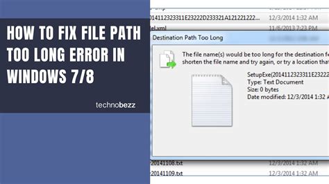 How To Fix File Path Too Long Error In Windows 7 8 How To Fix File Path Too Long Error In Windows 7 8