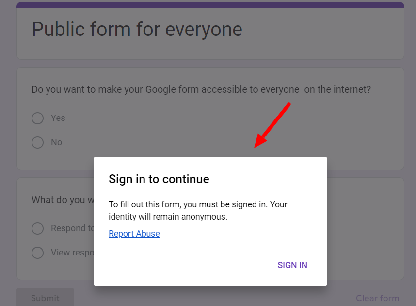 How To Make A Form Public Google Forms Design Talk