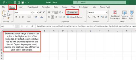 Create Beautiful Paragraphs in Excel Easily
