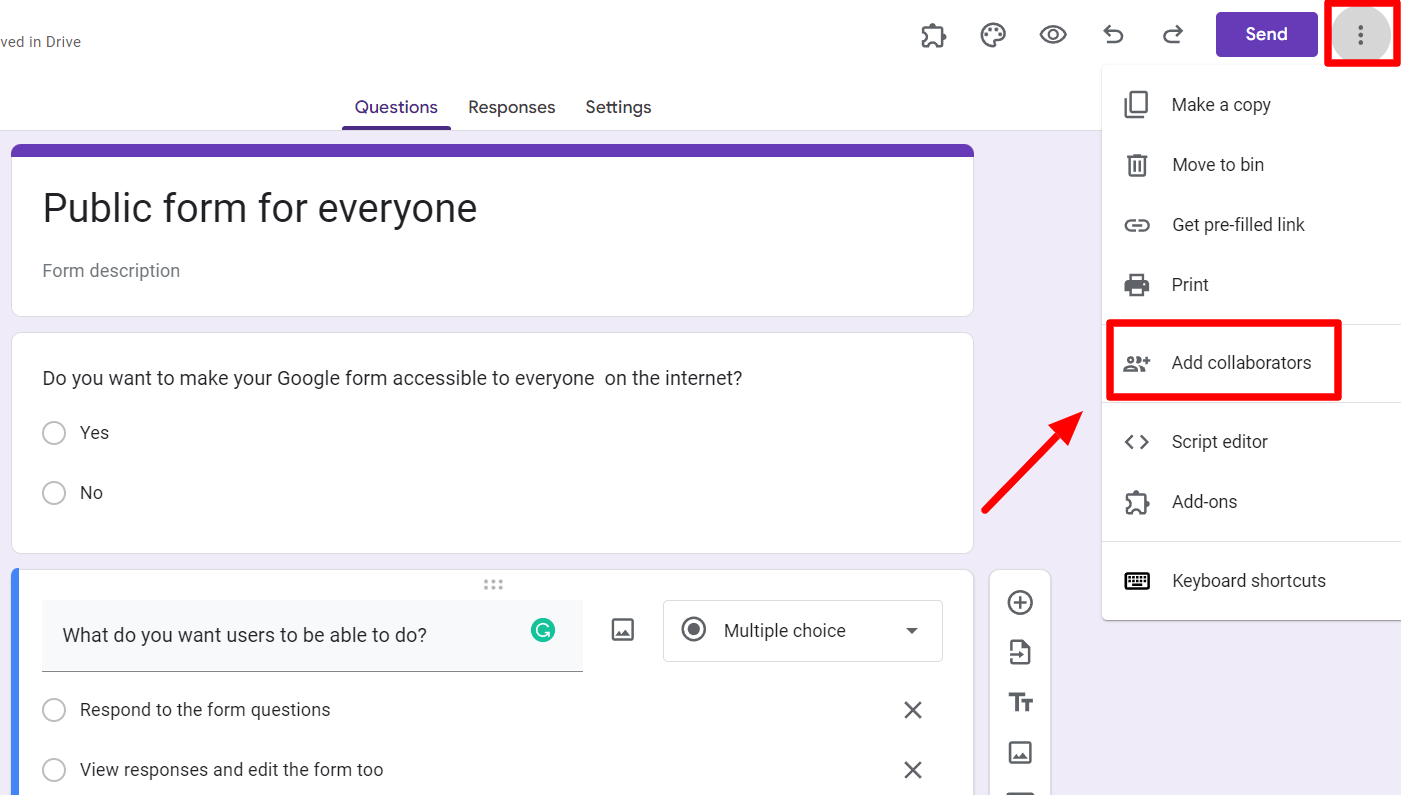How To Make Google Forms Public For Everyone
