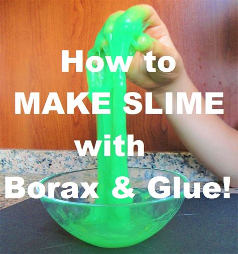 5 Easy Steps to Make Slime with Borax 5 Easy Steps to Make Slime with Borax