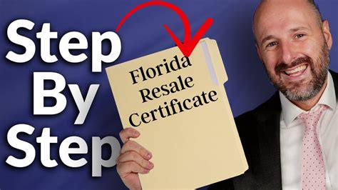 How To Obtain A Florida Resale Certificate How To Obtain A Florida Resale Certificate