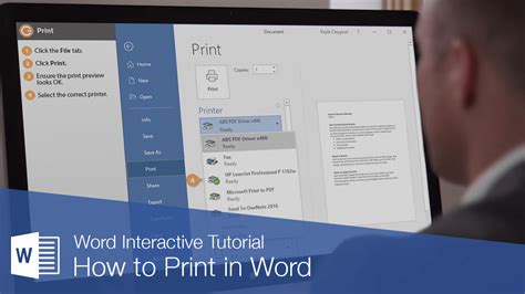 How To Print In Word Customguide How To Print In Word Customguide