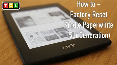 Kindle Paperwhite: 5 Easy Reset Methods