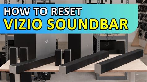 How To Reset Vizio Sound Bar How To Reset Vizio Sound Bar