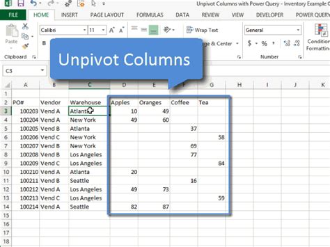 How To Setup Source Data For Pivot Tables Unpivot In Excel