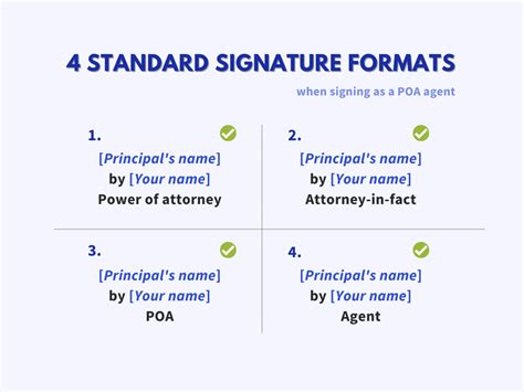 How To Sign As Power Of Attorney Proper Form For Signing Closing