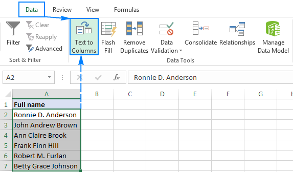 How To Split First And Last Name In Excel Sheet How To Split Cells In How To Split How To Split First And Last Name In Excel Sheet How To Split Cells In How To Split