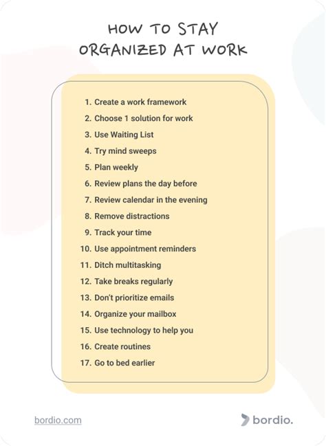 How To Stay Organized At Work 17 Tips Bordio How To Stay Organized At Work 17 Tips Bordio