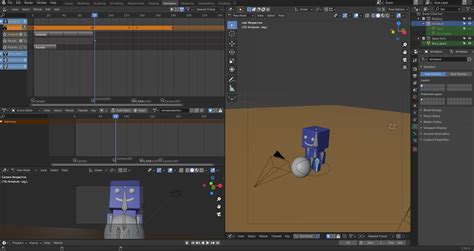How To Use Actions In Nonlinear Animation Alongside Non Action Keyframes From Dopesheet