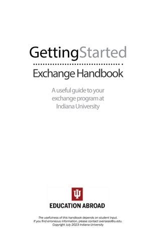 Indiana University's Global Exchange Opportunities Indiana University's Global Exchange Opportunities