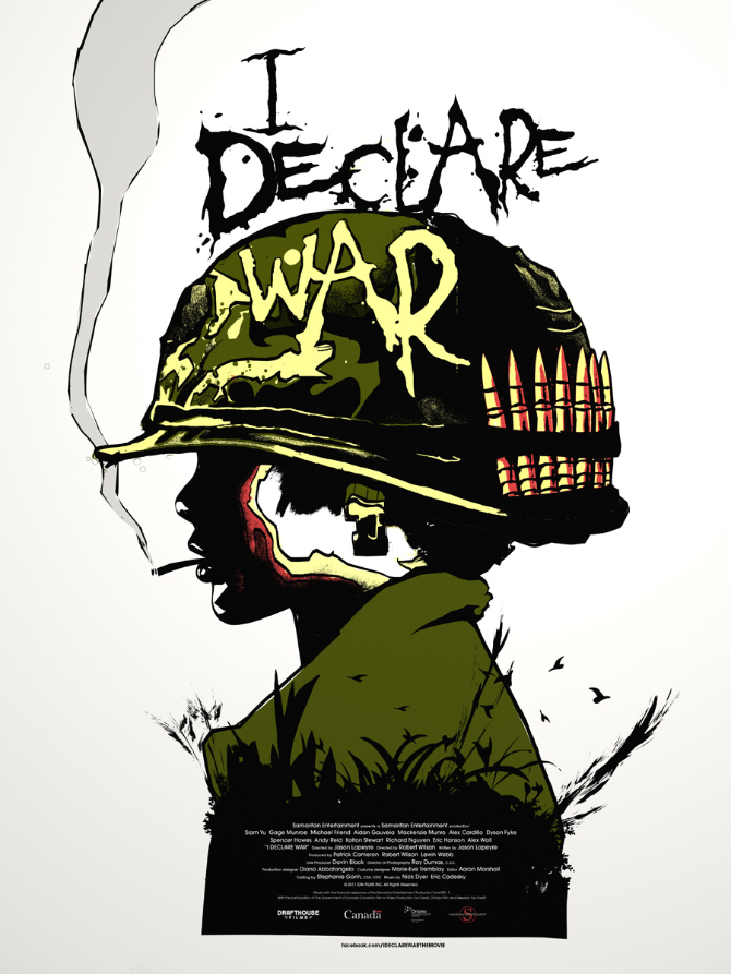Inside The Rock Poster Frame Blog Jay Shaw I Declare War Poster Inside The Rock Poster Frame Blog Jay Shaw I Declare War Poster