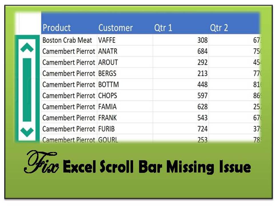 Is Your Excel Scroll Bar Missing 4 Easy Ways To Fix It Is Your Excel Scroll Bar Missing 4 Easy Ways To Fix It