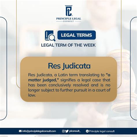 Res Judicata: A Legal Principle Explained