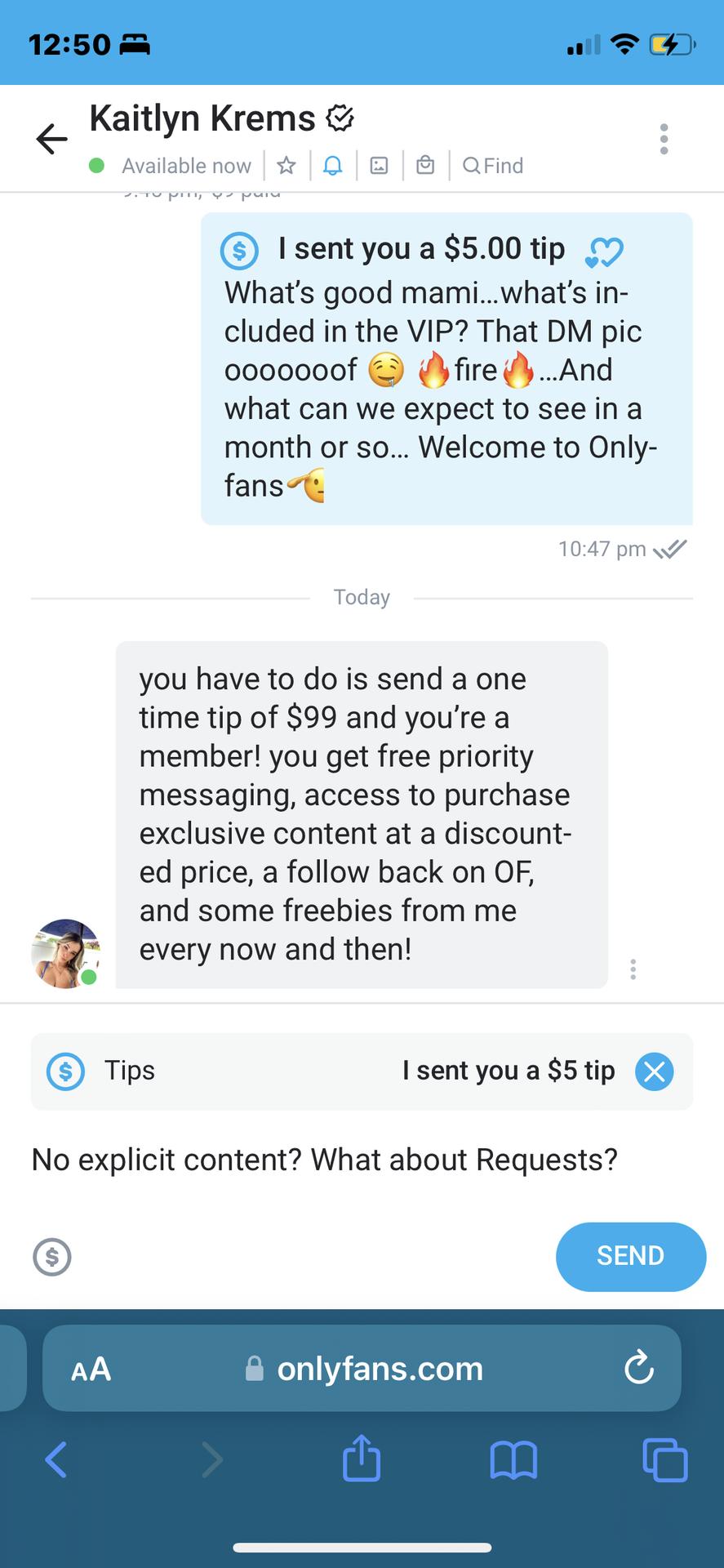 Kaitlyn Krems' OnlyFans Secrets Unveiled