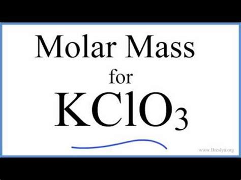 Unraveling KClO3: Molar Mass Secrets Unraveling KClO3: Molar Mass Secrets