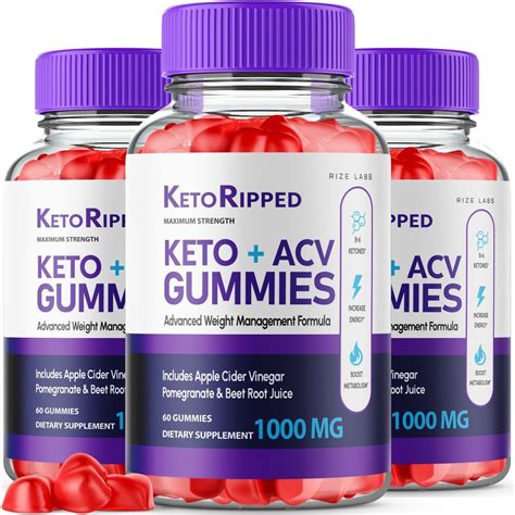 Keto Ripped ACV Gummies: A Review