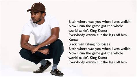 Explore Kendrick Lamar's King Kunta Lyrics