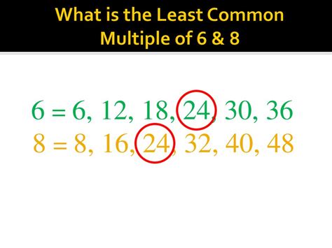 Least Common Multiple Determine Greatest Common Factors And Least Common Multiples Use Common Least Common Multiple Determine Greatest Common Factors And Least Common Multiples Use Common