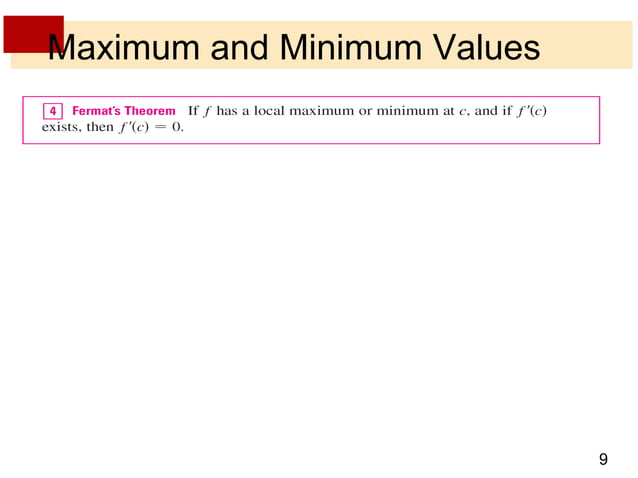 Lecture 15 Max Min Section 4 2 Lecture 15 Max Min Section 4 2