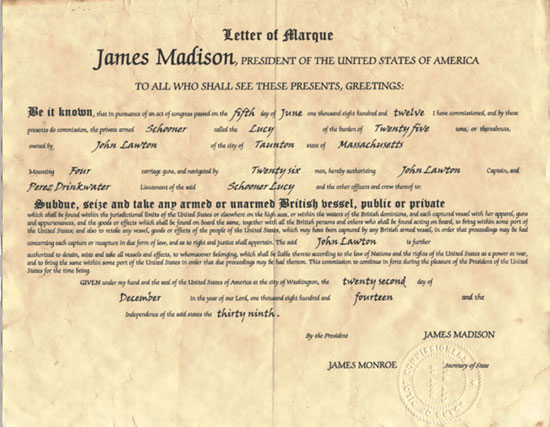 A Guide to Letters of Marque