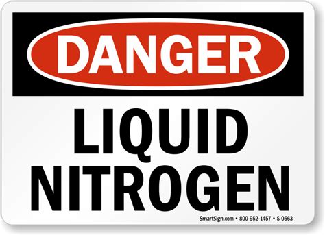 Liquid Nitrogen Sign Osha Danger Sku S 0563 Mysafetysign Com Liquid Nitrogen Sign Osha Danger Sku S 0563 Mysafetysign Com