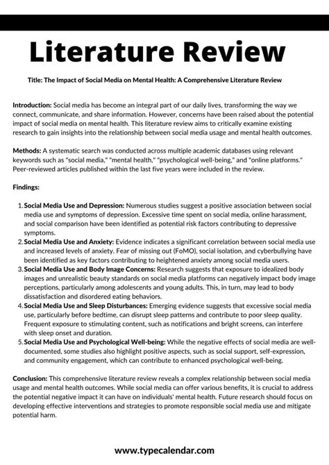 Unraveling the Power of Literature Review