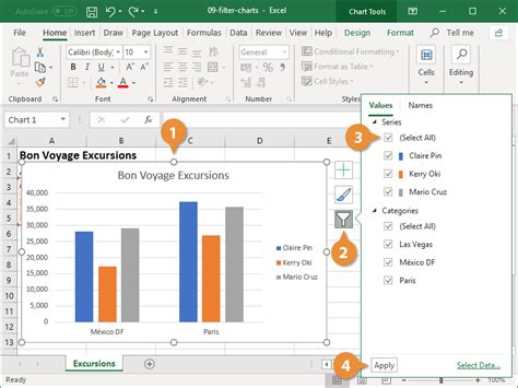 5 Easy Steps to Filter Excel Charts 5 Easy Steps to Filter Excel Charts