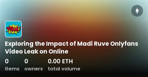 5 Shocking Facts About Madi Ruve's OnlyFans Leak