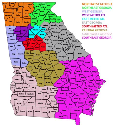10 Easy Steps to Map GA Regions