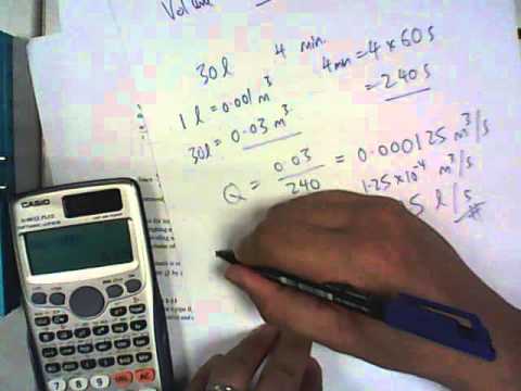Mass And Volume Flow Rate In A Pump In 3 Minutes Youtube Mass And Volume Flow Rate In A Pump In 3 Minutes Youtube