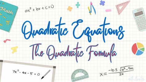 Master Quadratic Formula Factor Equations Fast Master Quadratic Formula Factor Equations Fast