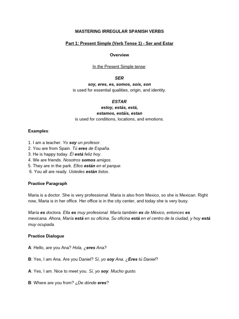 Mastering Irregular Verbs In The Preterite A Comprehensive Course Hero Mastering Irregular Verbs In The Preterite A Comprehensive Course Hero