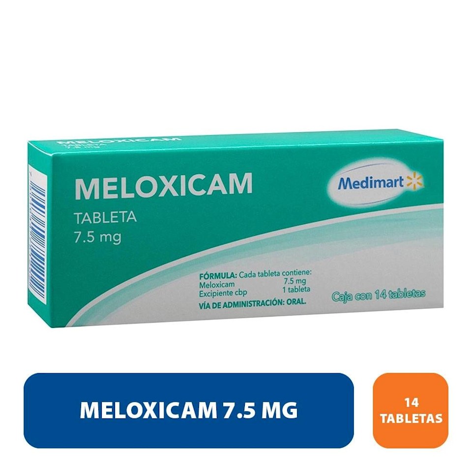 Meloxicam Medimart 7 5 Mg 14 Tabletas Walmart Meloxicam Medimart 7 5 Mg 14 Tabletas Walmart