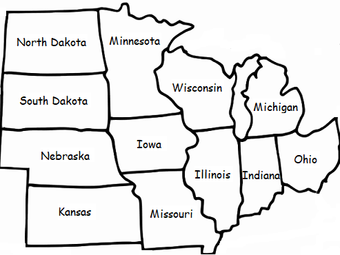 Midwest Region Of The United States Teaching Resources Midwest Region Of The United States Teaching Resources