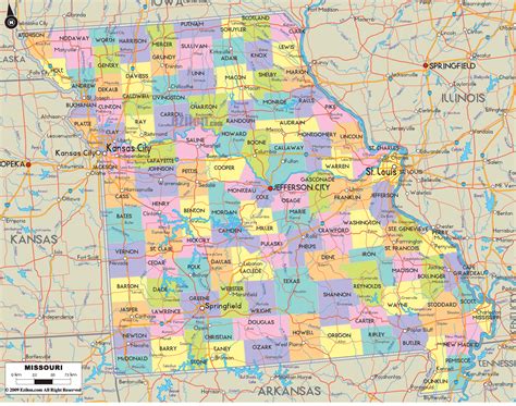 Missouri's County Map: A Visual Guide