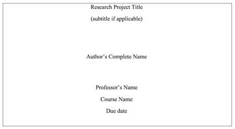 5 Steps to MLA Title Pages