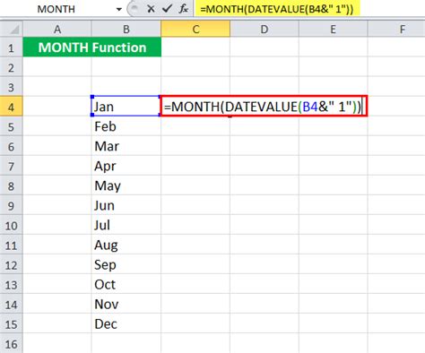 Excel Formulas: Month and Year Secrets