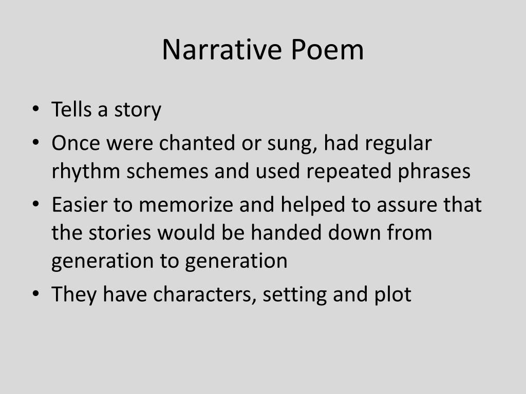 5 Steps to Write a Narrative Poem