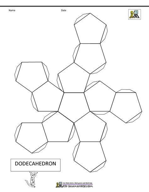 Dodecahedron Net: The Unraveling of a Unique Shape