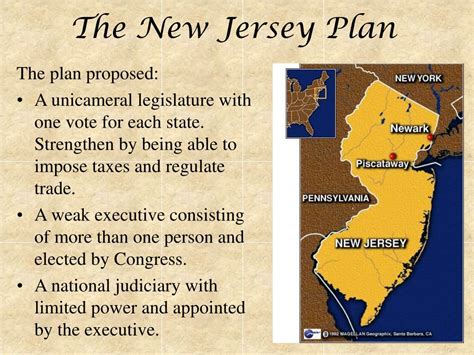 The New Jersey Plan: 3 Key Points